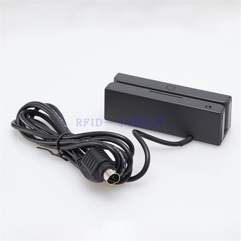 MSR100-P键盘口消费卡高抗磁条阅读刷H卡机-MSR90即插即用读卡器 - 图0