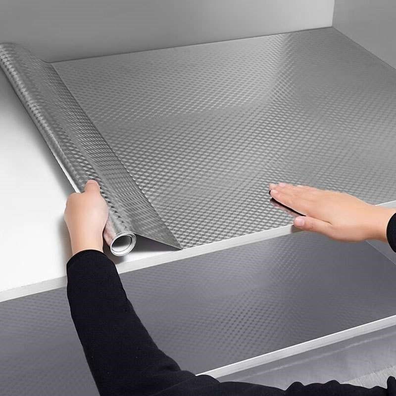 橱柜防油贴纸抽屉垫纸铝箔t锡纸厨房防火灶台防水防潮柜子自粘墙,淘宝优惠券,粉丝福利购,淘宝优惠卷