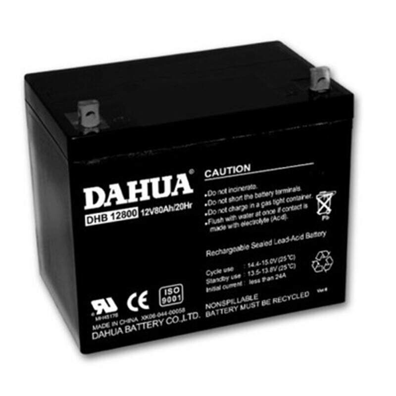 DAHUA大华蓄电池DHB12800通讯基站UPS电源12V80AH长寿命发电系统 - 图0