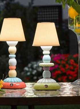 LLADRO雅致 萤火之光 无线台灯卧室客厅床头夜灯高档结婚乔迁礼物