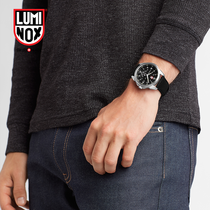 冒险家 | 雷美诺时 瑞士手表男休闲运动 鲁美诺斯军表氚气表1761 - 图2