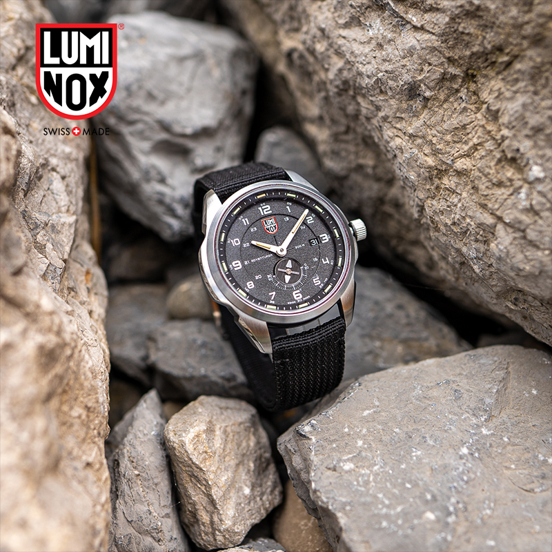 冒险家 | 雷美诺时 瑞士手表男休闲运动 鲁美诺斯军表氚气表1761 - 图0