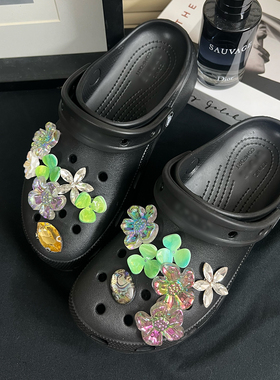 多款可选洞洞鞋鞋花 立体卡通装饰扣 少女潮流鞋面搭配配件