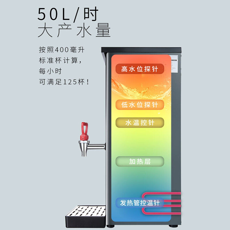 祈和智能步进式开水器奶茶店水吧商用开水机 - 图1