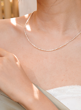 淡水珍珠项链女925银时尚爆款