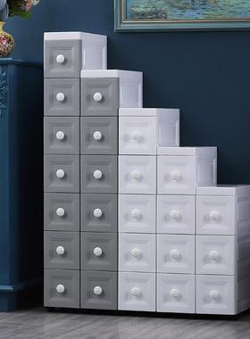 15cm宽夹缝收纳柜抽屉式厨房卫生间储物柜子浴室缝隙窄多层时惠侠