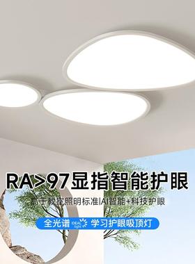 云朵灯主灯鹅卵石吸顶灯现代简约中山灯具全屋2025新款