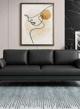 办公室沙发接待大厅会客区洽谈简约现代轻奢沙发小户型出租屋