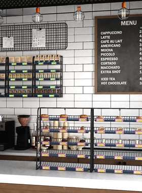 超市饮料货架窄仓库女装文具店货架子摆摊便捷墙面挂墙式宽门口