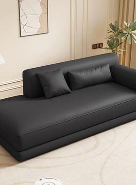 意式轻奢贵妃位沙发客厅小户型贵妃沙发卧室现代猫抓皮贵妃椅单榻