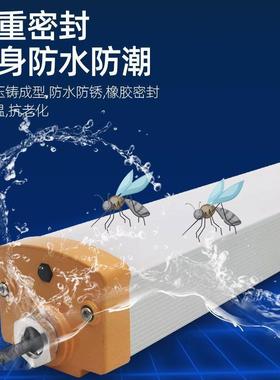 现货LED荧光灯仓库车间厂房长条形灯吸顶应急灯照明灯双管三防灯