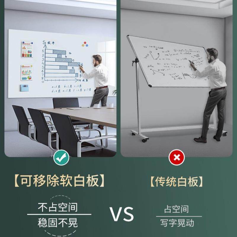 白板墙贴可移除磁性办公室写字板家用教学儿童画板墙玻璃磁吸,淘宝优惠券,粉丝福利购,淘宝优惠卷