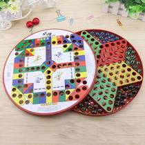 Xinjiang Glass Ball Checkers Adults Casual Children Puzzle Pieces Chessboard Game Marbles Jumps Jumps Checkers