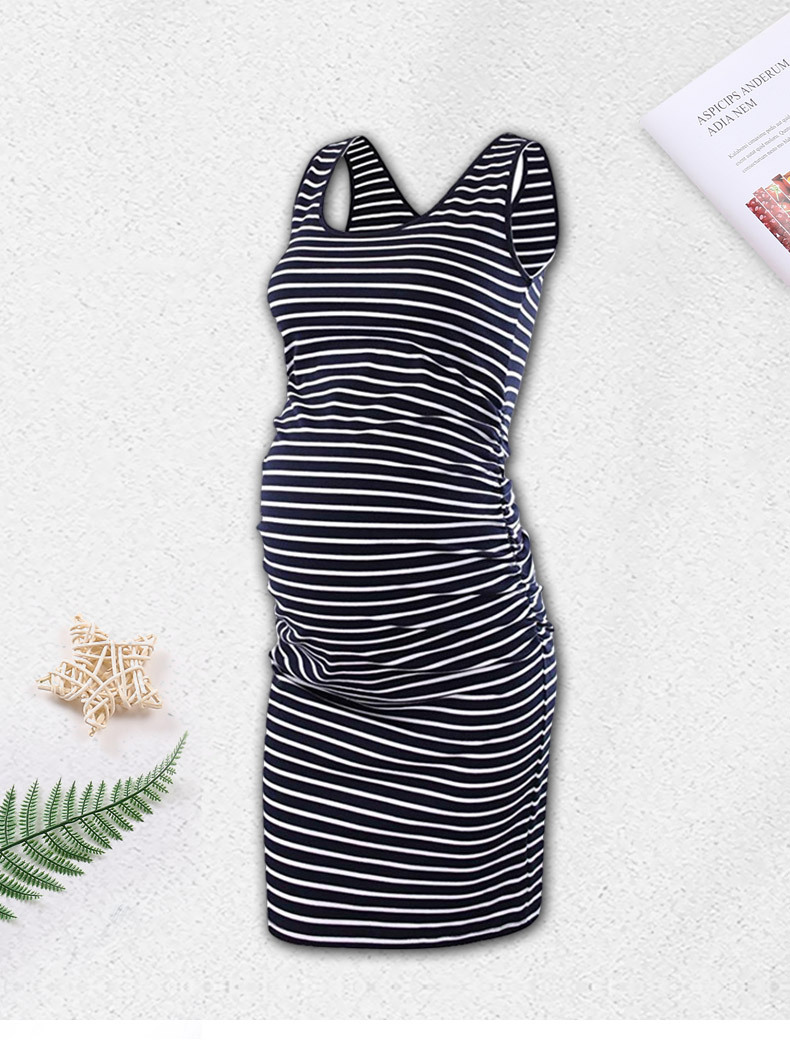 Maternity Dress Summer Baby Shower Pregnancy Dresses Clothes - 图3