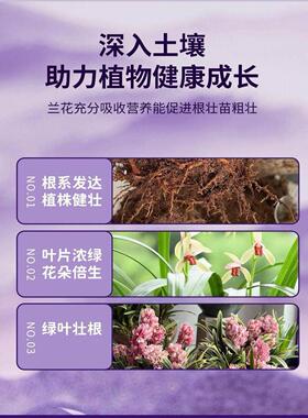 兰花专用肥料颗粒肥室内盆栽养花绿植植物通用氮磷钾复合缓释花肥