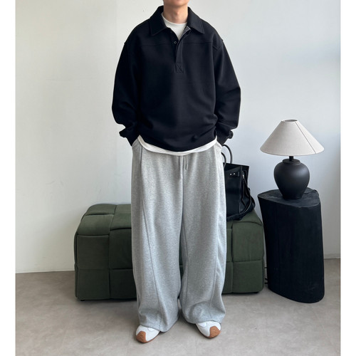 秋上新韩系宽松百搭休闲卫衣 - 图1