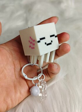 我的世界快乐恶魂开心恶魂小善魂3D打印桌面摆件手办公仔卡通挂件