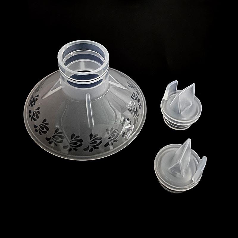 适配十月结晶吸奶器配件喇叭罩吸力硅胶碗鸭嘴阀门SH1601/1836 - 图3