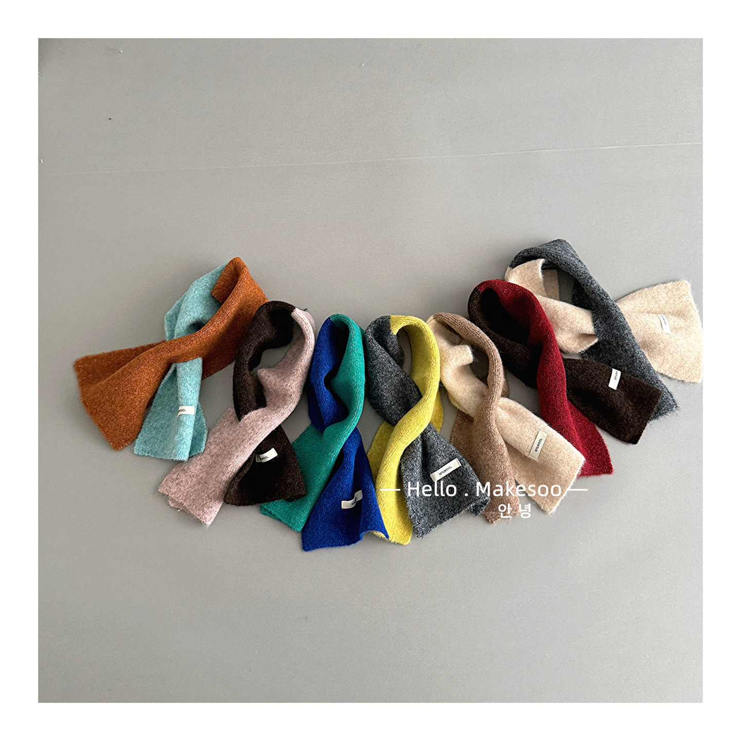 儿童围巾秋冬季洋气小标拼色保暖围脖男童女童宝宝冬天时尚脖套潮,淘宝优惠券,粉丝福利购,淘宝优惠卷