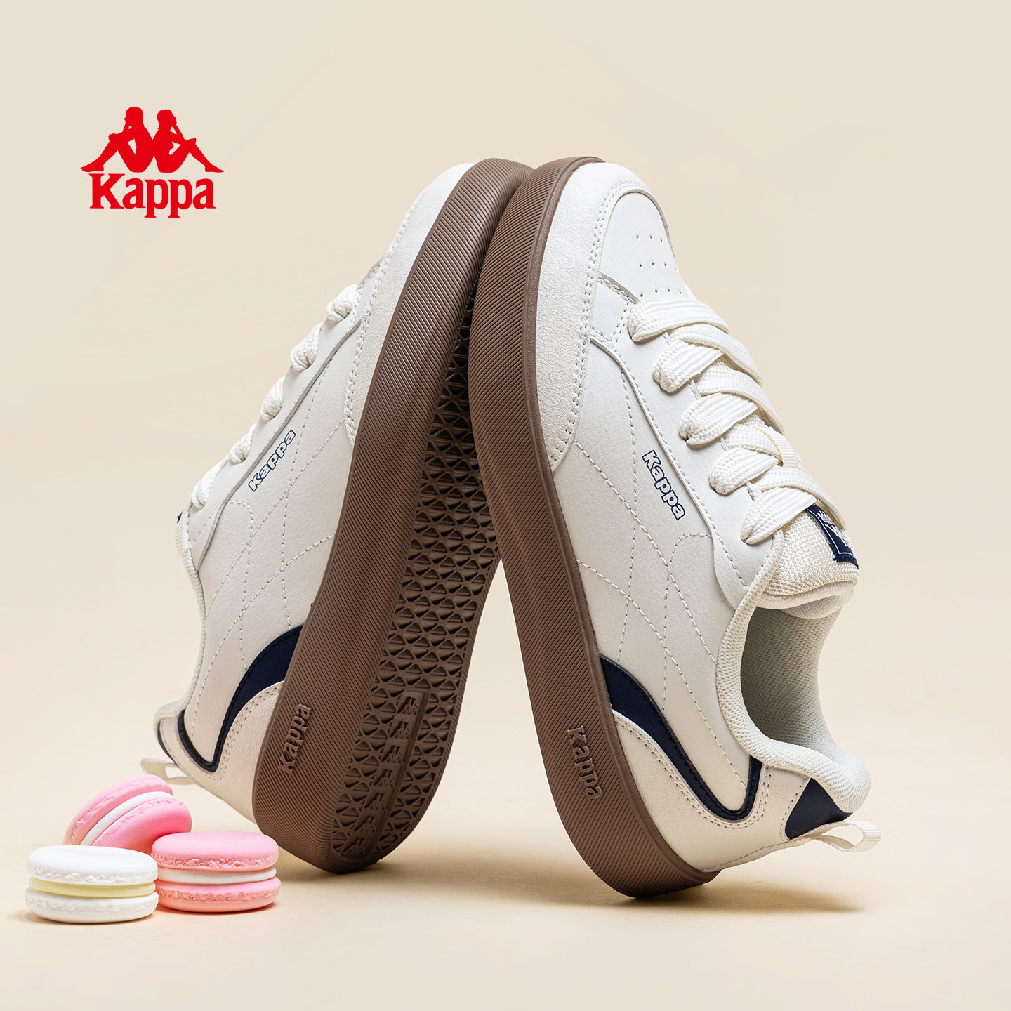 Kappa女鞋板鞋女款2026新款秋冬复古厚底小白鞋休闲鞋子女运动鞋,淘宝优惠券,粉丝福利购,淘宝优惠卷