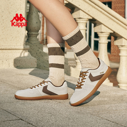 Kappa卡帕德训鞋女鞋春季2026新款软底复古休闲鞋潮流跑步运动鞋