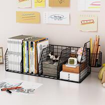 Bookshelves Desktop Racks Iron Art Small Children Desks Stratix Students Table Book Containing Finishing Racks Bookcases