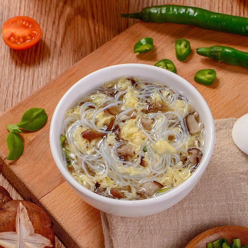 魔芋面代餐饱腹食品低魔芋粉丝方便速食主食午早晚餐粉丝30g*10包