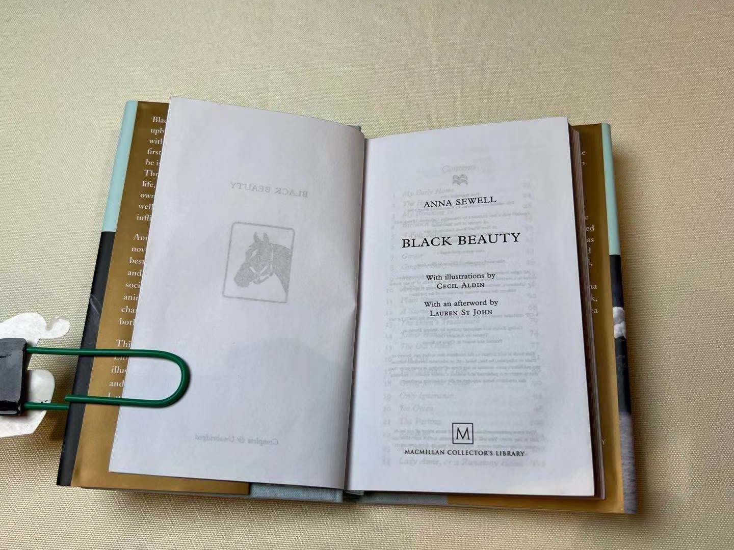 进口英文原版 Black Beauty 黑骏马 安娜塞维尔 Anna Sewell Macmillan Collector's Library系列 - 图0