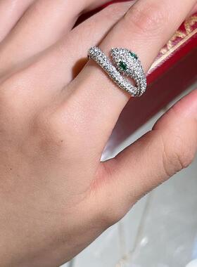 Cortifr18K灵蛇形戒指