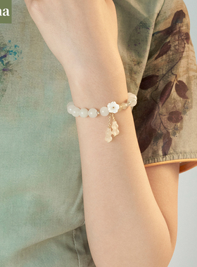 NININA天山翠玉手串小众百搭轻奢