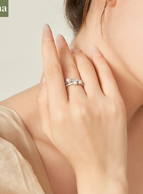 ninina女925银轻奢可调节开口