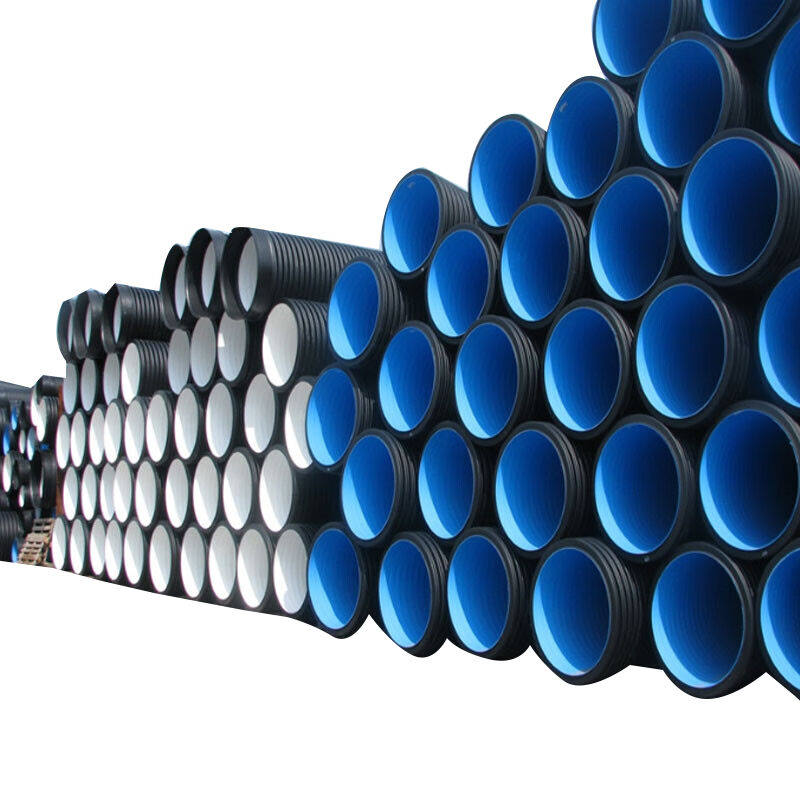 极速工孚大口径pe排水管排污管厂区排G水螺纹增强波纹管6m/根单位,淘宝优惠券,粉丝福利购,淘宝优惠卷
