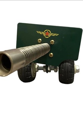 手工制作伸缩大炮玩具可放摆件B意大利炮主体回膛金属桌面摆件