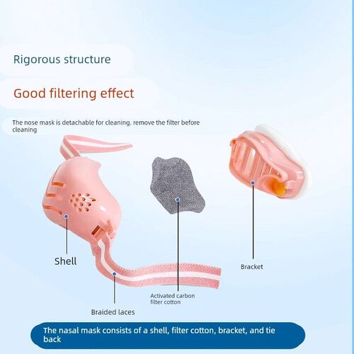 鼻罩口罩防过敏鼻炎专用喷雾猪鼻子防尘防工业粉尘花粉电焊工防尘 - 图0