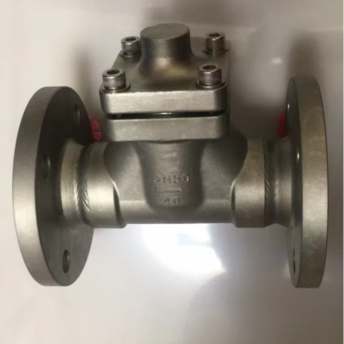 DH41F-40P零下-196度低温止回阀 法兰低温单向阀 LO2、LN2止回阀 - 图0