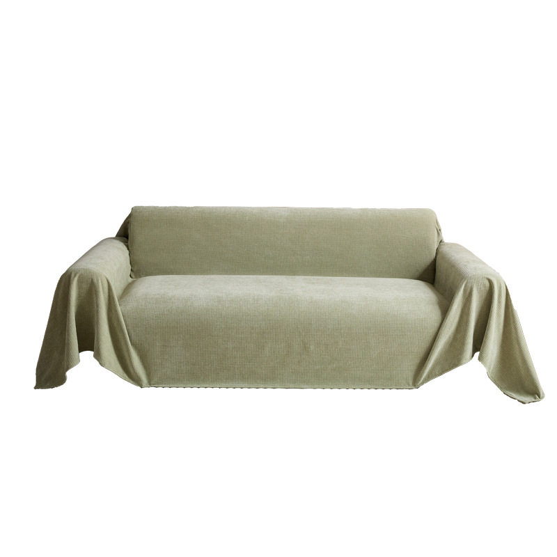 纯色雪尼尔沙发巾简约现代沙发盖布全包一片式沙发套罩垫子防猫抓,淘宝优惠券,粉丝福利购,淘宝优惠卷