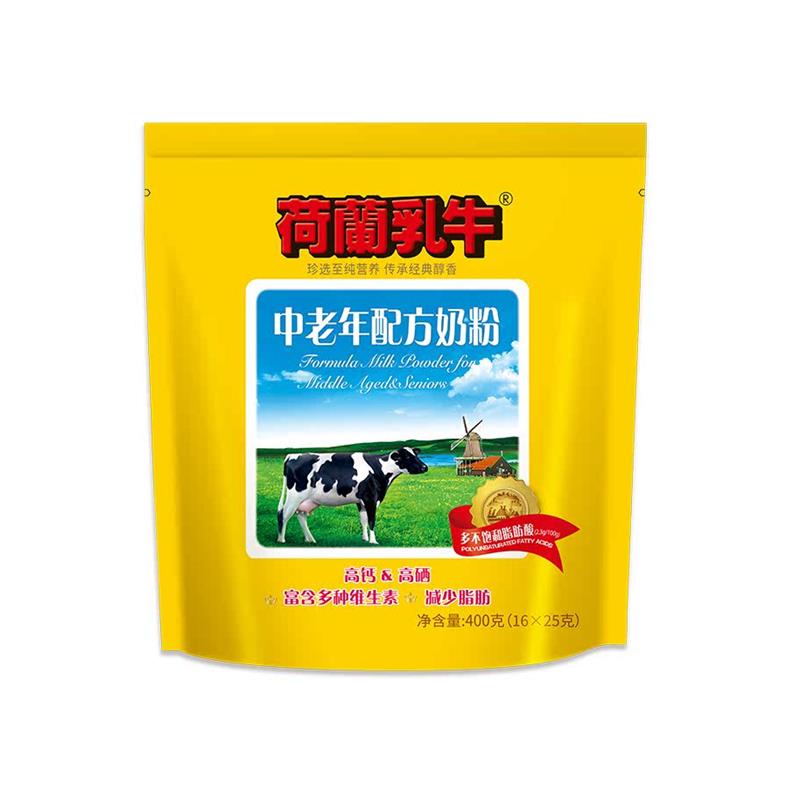 荷兰乳牛中老年益生菌奶粉高钙成年中年人营养早餐冲饮400g*2袋装 - 图3