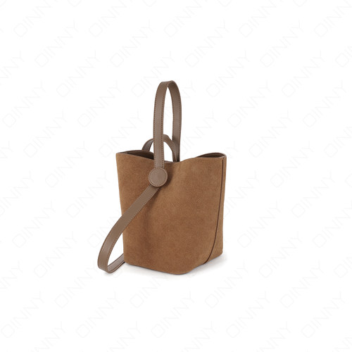 【圣诞礼物】Oinny小众真皮通勤高级包包手提包水桶包女包6511 - 图1