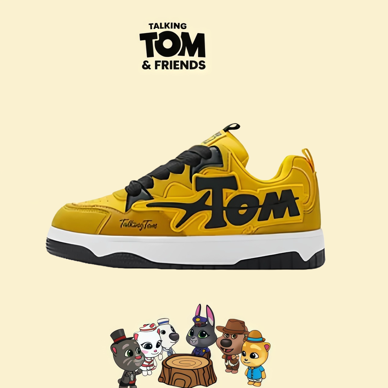 汤姆猫鞋子男鞋板鞋2026冬季新款百搭潮鞋休闲情侣运动面包鞋