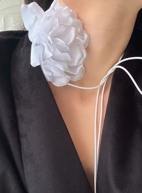 极速2023 New Fashion Big Rose Flower CIlavicle Chain Necklac