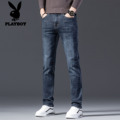 修身 直筒2025新款 男士 加绒加厚高端弹力裤 子 牛仔裤 花花公子秋冬季