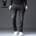 潮流百搭修身 子 牛仔裤 花花公子男士 新款 弹力休闲男裤 秋季 直筒长裤
