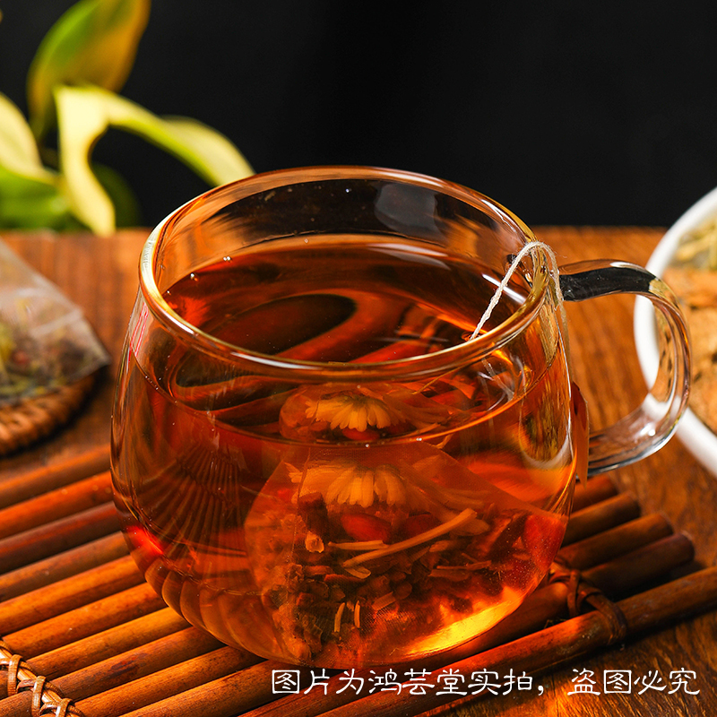 菊花决明子蒲公英茶包牛蒡根金银花枸杞组合茶独立茶包四季养生茶 - 图0