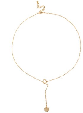 极速New Fashionk ndy Jewelry Copper Heart Chain Link Necklac