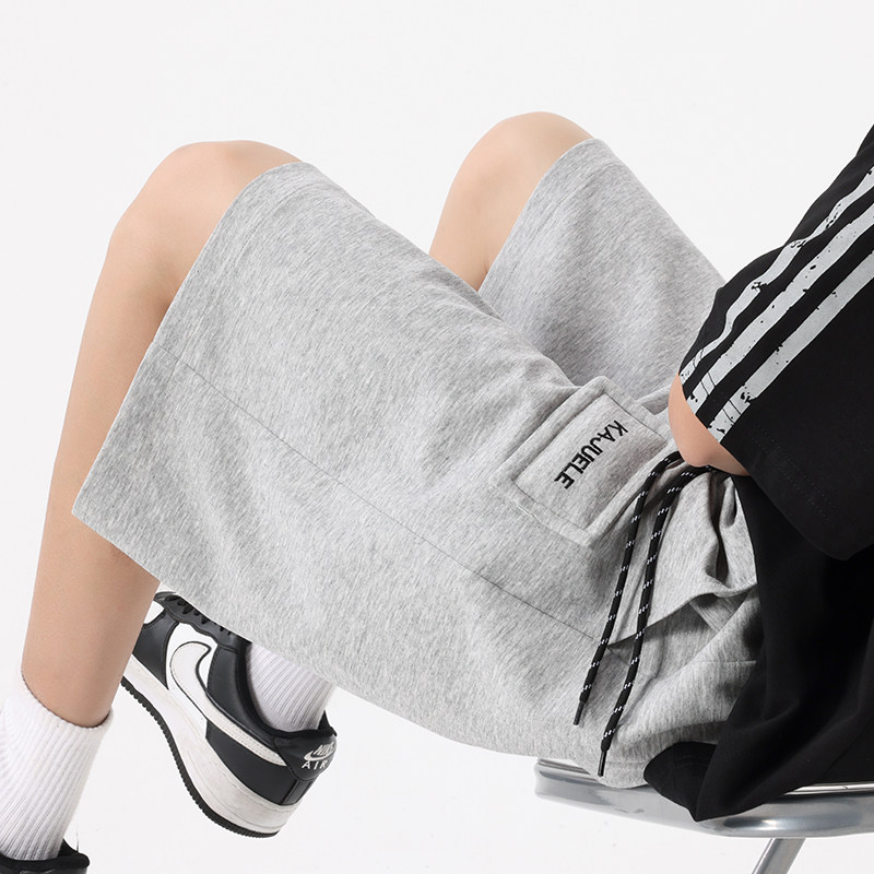 2025夏季新款青少年时尚拼接撞色短裤男生宽松百搭款休闲五分裤潮,淘宝优惠券,粉丝福利购,淘宝优惠卷