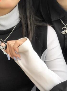 极速tching Couple Necklace Simple Friendship Gift CoXuple Je