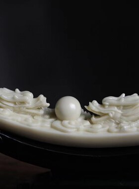 新品中式仿真象牙五龙送s福家居小摆件玄关客厅电视柜酒柜装饰品