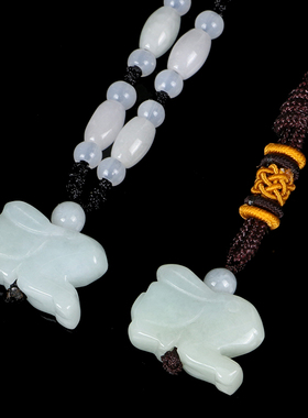 极速翡翠兔吊坠生肖兔立体兔x子男女项链挂件玉石兔坠挂坠羊兔拱