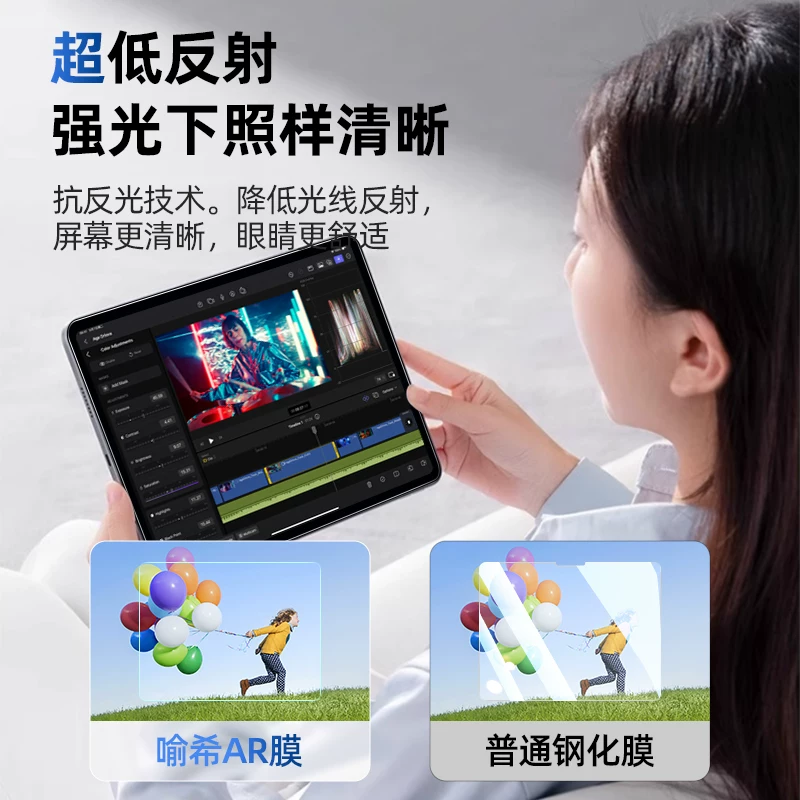 Силиконовая/защитная пленка для iPad Pro 2024 AR, высокая четкость, антиблик, пленка для iPad Air 6 AR, антиблик, пленка для iPad Air 7/6, 10.2 дюйма, пленка для iPad 11 AR, антиблик, антиблик