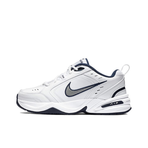Nike Air Monarch 4 White Navy 莫妮卡 低帮 老爹鞋 男女同款 - 图2